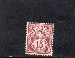 SUISSE 1882-99 * - Neufs