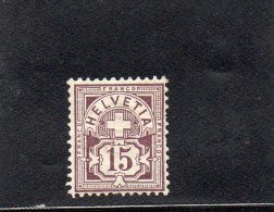 SUISSE 1882-99 * - Unused Stamps