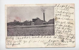 DENMARK - HOLDBJERG FACTORY - 1909 POSTCARD - Denmark