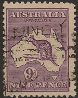 AUSTRALIA 1915 9d Violet Roo SG 39 VGU WG35 - Used Stamps