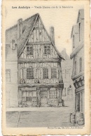 Les Andelys - Illustration Vieille Maison Rue De La Madeleine - Carte Ferjus-Caron Sur Papier Canson - Les Andelys