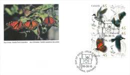 1995  Migratory Birds, Bat And Butterfly   Sc 1563-6  Se-tenant Block Of 4 - 1991-2000
