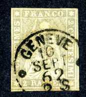 1735 Switzerland 1862 Michel #19 Used Scott #35 ~Offers Always Wlcome!~ - Gebraucht