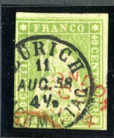 1737 Switzerland 1855 Michel #17 IIAy Used Scott #29 ~Offers Always Wlcome!~ - Gebraucht