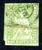 1739 Switzerland 1855 Michel #17 IIAy Used Scott #29 ~Offers Always Wlcome!~ - Gebraucht