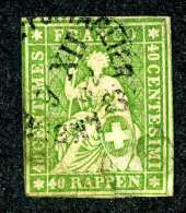 1742 Switzerland 1855 Michel #17 IIAy Used Scott #29 ~Offers Always Wlcome!~ - Gebraucht