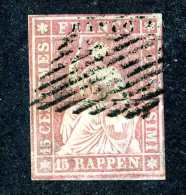 1750 Switzerland 1854 Michel #15 Ib Used Scott #17 ~Offers Always Wlcome!~ - Gebraucht