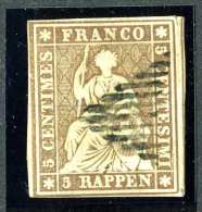 1758 Switzerland 1854 Michel #13 IIBysb  Used Scott #25 ~Offers Always Welcome!~ - Gebraucht