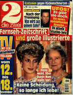 Fernseh-Zeitschrift 2 Die Zwei  -  9.11.1994  -  Mit :  Diana Weint, Aber Queen Mum Bleibt Hart - Films & TV