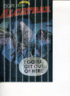 (455) 3-D Postcard - Alcatraz - Carte 3 Dimensions - Prison