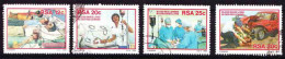 South Africa -1986 Donate Blood - Complete Set, Medical, Accident - Unfälle Und Verkehrssicherheit