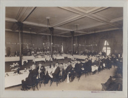 GRENOBLE,1900,ISERE,REPAS ,MEETING,MAIRIE,HOTEL DE VILLE,POLITIQUE,,HOMMES IMPORTANTS - Places