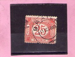 1898 - Colis Postaux / Paketmarken Mi No 3 Et Yv No 3  Filigrane P.R. - Parcel Post