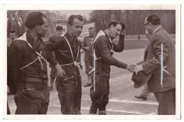 Foto Bahnrennen Wien - Krieau , Fritz Dirtl , Kamper , Motorradrennen , Motorrad , Grasbahn , Sandbahn , Speedway , Moto - Motorräder