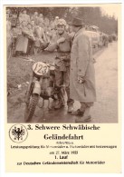 3. Schwere Geländefahrt In Aalen 1955 , ADAC , Motorrad , Enduro , Moto Cross , Photo Scheel , Schwäbisch Gmünd !!! - Motorfietsen