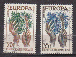 PGL CA322 - FRANCE N°1122/23 EUROPA CEPT - 1957