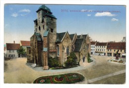 CPSM ZEITZ  (Allemagne-Saxe Anhalt) - Michaelis Kirche Mit Kaiser Wilhelm Denkmal - Zeitz