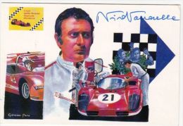 CPA CAR, FERRARI RALLY RACING, NINO VACCARELLA SIGNED - Rally