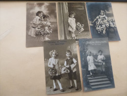 LOT DE 5 CARTES ..JEUNES ENFANTS...ALLEMANDS.... - Collections, Lots & Series