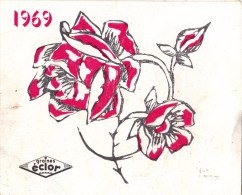 Calendrier 1969 - Memento Des Semis - Graines ECLOR - Kleinformat : 1961-70