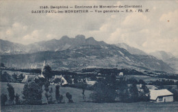 Cpa,1928,saint Paul Les Monestier,prés De Grenoble,vue Du Secteur Et De Belles Montagnes,monestier De Clermont,prés Vif, - Vif