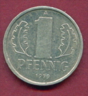 F2456 / - 1 Pfening 1979 (A) - DDR , Germany Deutschland Allemagne Germania - Coins Munzen Monnaies Monete - 1 Pfennig