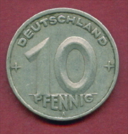 F2471 / - 10 Pfening 1949 (A) - DDR , Germany Deutschland Allemagne Germania - Coins Munzen Monnaies Monete - 10 Pfennig