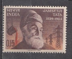 INDIA, 1965,  Jamesetji Tata, Industralist, Molten Steel, Electricity Pylons, Energy, Mineral,  MNH, (**) - Ungebraucht