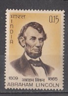 INDIA, 1965,  Death Centenary Of Abraham Lincoln, Statesman And Humanitarian,  MNH, (**) - Neufs