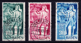 Germany - French Zone 1949 Rastatt Carl Schurz Set - Andere & Zonder Classificatie