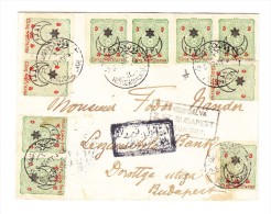 1917 Brief Von Constantinople Nach Budapest Ungarn - Storia Postale