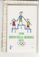 PO4584C# SPORT CONI - GIOCHI DELLA GIOVENTU' 1970 - OLIMPIADI   No VG - Olympische Spelen