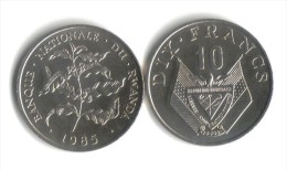 Ruanda 10 Franc 1985 Unzirkuliert / UNC - Rwanda