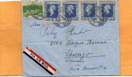 Netherlands Old Cover Mailed To USA - Covers & Documents