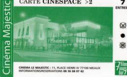 CARTE CINEMA -CINECARTE    MAJESTIC   Meaux - Cinécartes