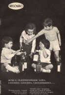 # ACQUA MINERALE LORA RECOARO 1950s Advert Pubblicità Publicitè Reklame Food Drink Mineral Water Eau Agua Wasser - Afiches