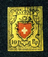 1832 Switzerland  Michel #8 II  Used  Scott #8  ~Offers Always Welcome!~ - 1843-1852 Federal & Cantonal Stamps