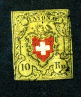 1834 Switzerland  Michel #8 II  Used  Scott #8  ~Offers Always Welcome!~ - 1843-1852 Correos Federales Y Cantonales