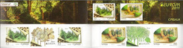 Serbia 2011 EUROPA, Forest, Booklet B With 2 Sets And Labels In The Row, MNH - 2011