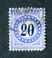 1850 Switzerland  Michel #6 IIK Used  Scott J6 Fault  ~Offers Always Welcome!~ - Postage Due