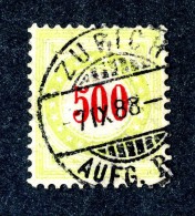 1861 Switzerland  Michel #22 IIAxN  Used  Scott J28a   ~Offers Always Welcome!~ - Postage Due