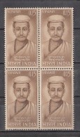 INDIA, 1965,  Vidyapati Thakur, Poet  Block Of 4, MNH, (**) - Neufs