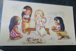 Amparo Illustratrice Oceanie 1960 Virgin Jesus - Andere & Zonder Classificatie