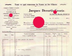 Jacques Decortis Georis HERVE  / Verres Vitraux Glaces - Ambachten