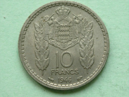 1946 - 10 Francs - KM 123 ( Uncleaned - For Grade, Please See Photo ) ! - 1922-1949 Louis II