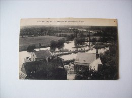 Carte Postale Ancienne De Seiches-panorama De Matheflon Sur Le Loir - Seiches Sur Le Loir