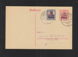 Romania German Occupation Stationery 1917 Bucharest - Lettres 1ère Guerre Mondiale