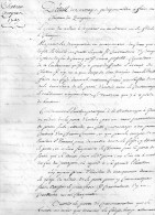 MONTDAUPHIN,25 Juillet 1747-Le CHer MAILET DE MUREAU,mémoire Sur Le Château De QUEYRAC - Historische Dokumente