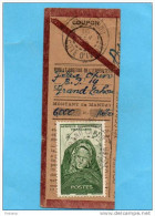 MARCOPHILIE-coupon Mandat 6000frs Acquité-  Cote D'ivoire--grand Lahoro -fev  1949-affranchi - Briefe U. Dokumente