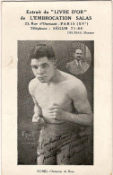 BOXE EGREL CHAMPION DE FRANCE MILITAIRE 1929 - Pugilato